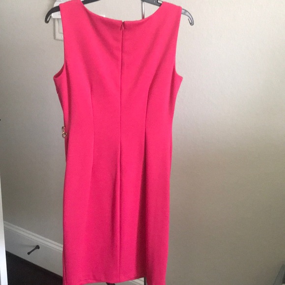 Ivanka Trump hot pink plated dress - Picture 2 of 2